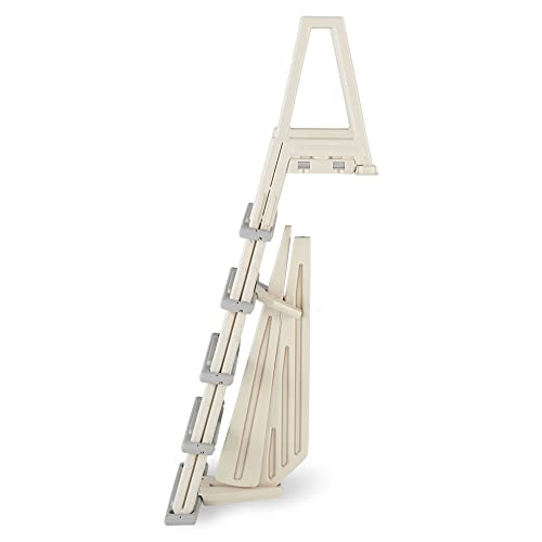 Confer Plastics 6000X Heavy Duty Above Ground in-Pool Swimming Ladder for Decks Adjustable from 42IN to 56IN HIGH