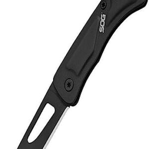 SOG CE1002-CP Centi I Folding Knife Keychain Size, 1.4"" Blade (CE1002), Black