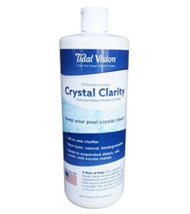 tidal vision crystal clarity — all-in-one natural pool & spa clarifier