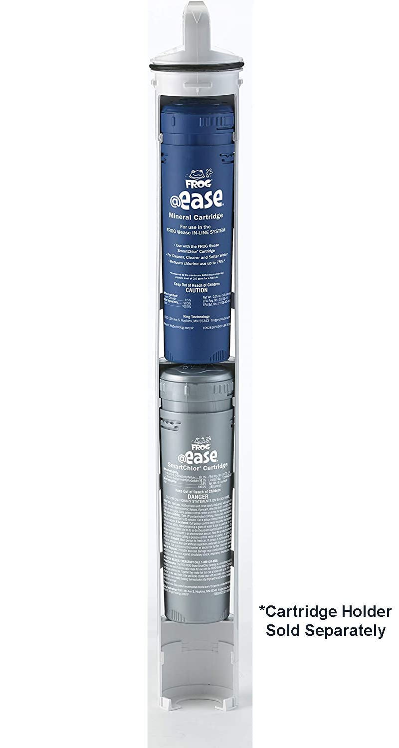 FROG @Ease in-Line Sanitizing System for Hot Tubs, for use in Marquis Spas, Caldera Spas, Artesian Spas and Hot Springs Spas up to 600 gallons, Hot Tub Sanitizer, Cyanuric Acid Free