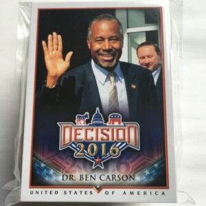 Decision 2016 Political Cards Complete Set of 110 Base Cards