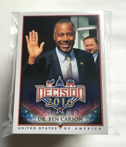 Decision 2016 Political Cards Complete Set of 110 Base Cards