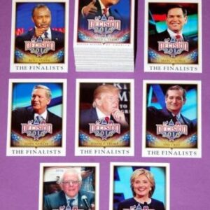 Decision 2016 Political Cards Complete Set of 110 Base Cards