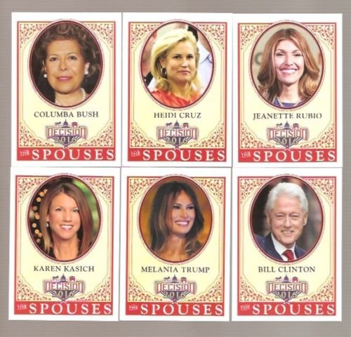 Decision 2016 Political Cards Complete Set of 110 Base Cards