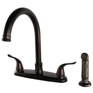 kingston brass fb7795ylsp yosemite 8-inch centerset kitchen faucet, oil rubbed bronze