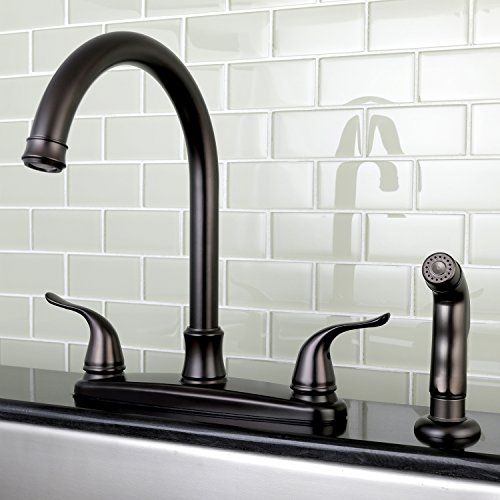 Kingston Brass FB7795YLSP Yosemite 8-inch Centerset Kitchen Faucet, Oil Rubbed Bronze