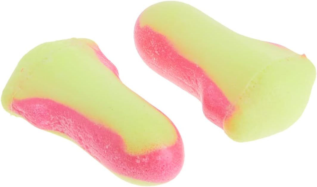 Howard Leight by Honeywell Laser Lite High Visibility Disposable Foam Earplugs, Pink/Yellow , 200-Pairs (LL-1) - 3301105