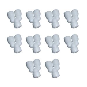 yzm quick connect fittings ro water filters (10, y type 3/8")