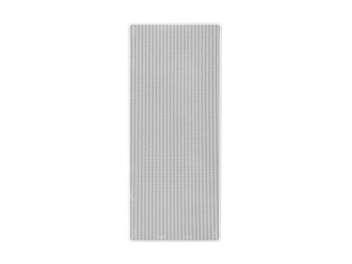 Monoprice 3-Way Carbon Fiber In-Wall Column Speaker - 6.5 Inch (Each) With Ribbon Tweeter, 8 Ohm Nominal Impedance, Magnetic Grille, 200 Watt Max, White - Amber Series