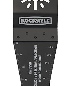 Rockwell RW8950.3 Sonicrafter Oscillating Multitool Precision Wood End Cut Blade (3-Pack), 1-3/8"