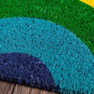 Novogratz Aloha Collection Rainbow Doormat, 1'4" x 2'6", Multicolor