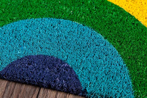 Novogratz Aloha Collection Rainbow Doormat, 1'4" x 2'6", Multicolor