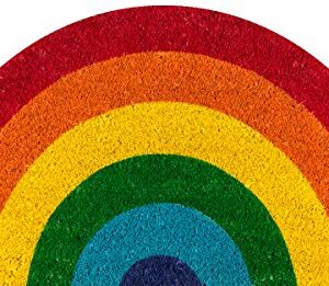 Novogratz Aloha Collection Rainbow Doormat, 1'4" x 2'6", Multicolor