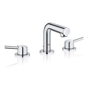 grohe 20572001 concetto, 8-inch widespread 2-handle s-size bathroom faucet 1.2 gpm, chrome