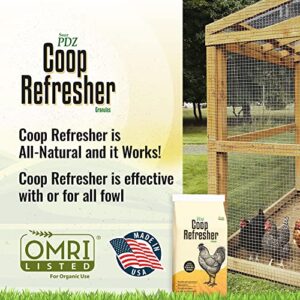 Sweet PDZ - Coop Refresher - Zeolite Odor Eliminator - Essential Chicken Coop Accessory - 10 lbs