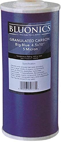 Bluonics Sediment & GAC Carbon Replacement Water Filters 8pcs 4.5" x 10" Whole House Cartridges