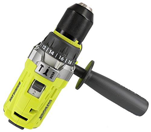 Ryobi P1813 One+ 18V Lithium Ion 750 Inch Pound Cordless Hammer Drill Power Tool Kit (Includes Battery Charger and Bag)
