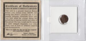 valens certified authentic ancient roman coin