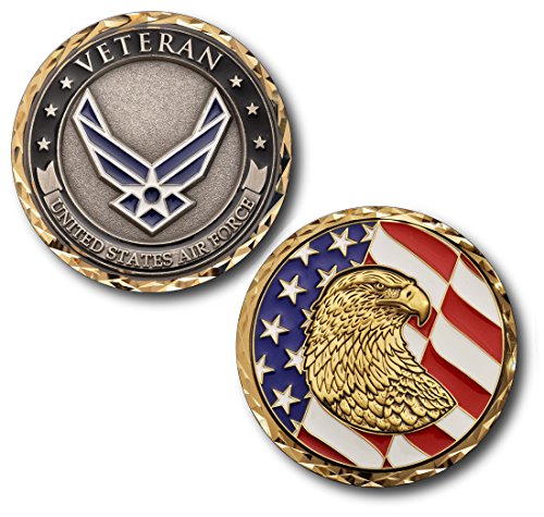 USAF U.S. Air Force Veteran Challenge Coin