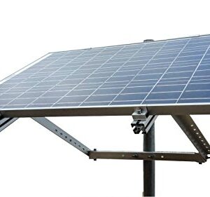 WindyNation Side of Pole Solar Panel Mount Rack for 30W to 120W Solar Panel
