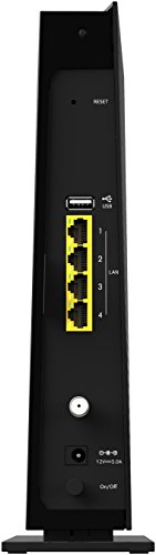 NETGEAR C6300-100NAR DOCSIS 3.0 WiFi Cable Modem Router with AC1750 16x4 Download speeds. Certified for Xfinity from Comcast, Spectrum, Cox, Cablevision & More (Renewed)