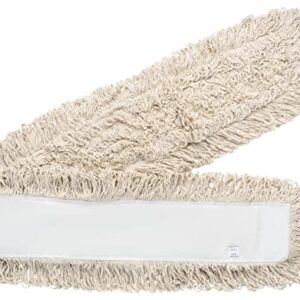 Bristles 3572 Industrial Strength Dust Mop Head 72 Inch - Disposable Cleaning Pad, 72 x 5 for Commercial and Residential Use