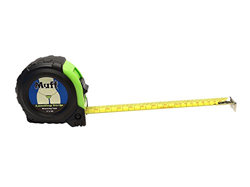Muff Products Landing Strip 30 Foot/Cunt Hair Measuring Tape Measure - Gag Gift Funny Tools
