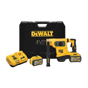 dewalt 60v max cordless hammer drill kit, 1-9/16 in., (2) flexvolt batteries & charger included (dch481x2)