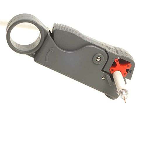 Rotary Coax Coaxial Cable Stripper Cutter Tool RG58 RG6 RG59 Quad