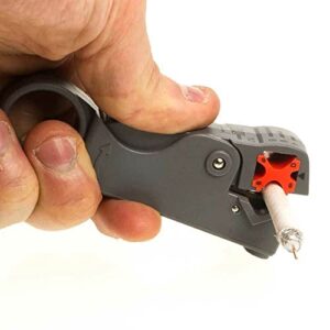 Rotary Coax Coaxial Cable Stripper Cutter Tool RG58 RG6 RG59 Quad