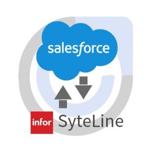 commmercient sync for infor syteline and salesforce (5 users)