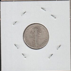 1944 S Winged Liberty Head or"Mercury" (1916-1945) Dime Choice Fine Details