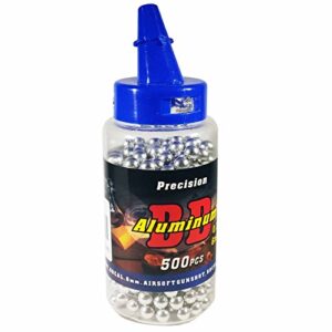 area shopping 500 aluminum balls 0.3g 6mm for softair win gun