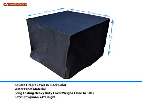 Gas firepit Cover-Square