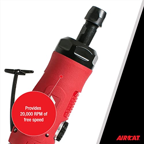 AIRCAT Pneumatic Tools 6290: .75 HP Reversible Straight Die Grinder 20,000 RPM