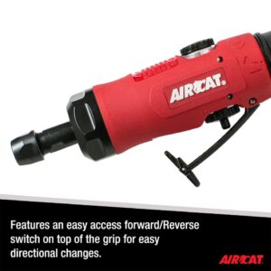 AIRCAT Pneumatic Tools 6290: .75 HP Reversible Straight Die Grinder 20,000 RPM