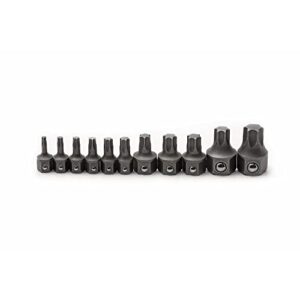 gearwrench 11 pc. torx insert bit set for 6 & 12 pt. wrenches - 81560