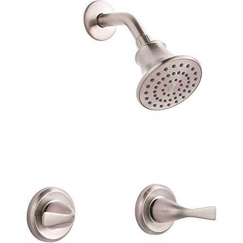 Premier 3552604 Sanibel Two-Handle Shower-Only Faucet, Brushed Nickel, 7.384 " x 7.384 " x 7.384"