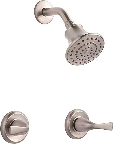 Premier 3552604 Sanibel Two-Handle Shower-Only Faucet, Brushed Nickel, 7.384 " x 7.384 " x 7.384"