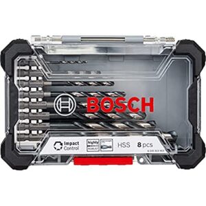 bosch 2608577146 – set drill bit set metal hex: 2,3,4,5,6,7,8,10 mm