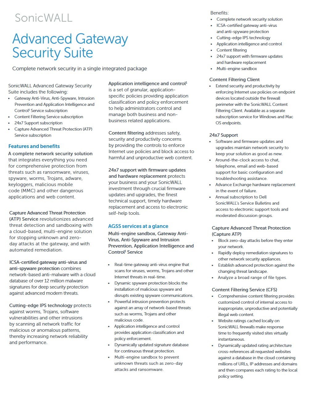 SonicWall TZ300 1YR Capture Adv Threat Prot 01-SSC-1435