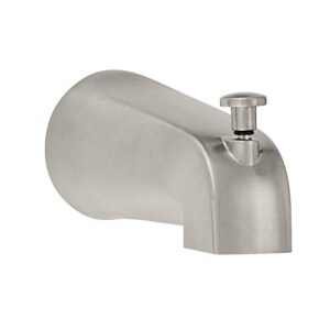 Glacier Bay Builders 1-Handle 1-Spray Tub and Shower Faucet in Brushed Nickel