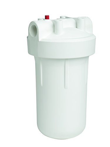 EcoPure EPWO4 Universal Large Capacity Whole Water Filter Housing-NSF Certified-Premium Filtration System-Built to Last, White