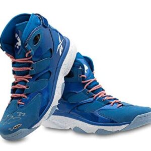 Shaquille O'Neal Autographed Shoes Reebok Shaq Attaq IV Blue Size 16.5/10 UDA - Autographed NBA Sneakers