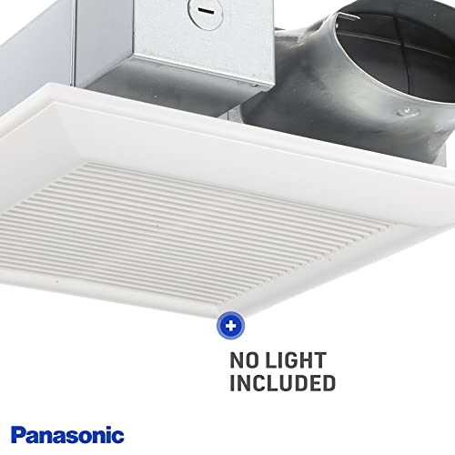 Panasonic FV-0510VS1 WhisperValue DC Energy-Saving Bathroom Ventilation Fan, Quiet, Lowest Profile Energy Star Certified Ceiling Mount Fan