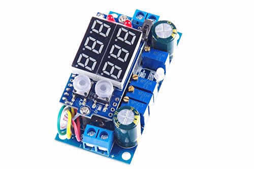 5A Buck Converter, KNACRO Voltage Regulator Board DC 6-36V Down to 1.25-32V 5A CC CV MPPT Solar Controller Module 24v to 12v 5v for Car Power Supply