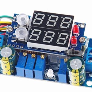 5A Buck Converter, KNACRO Voltage Regulator Board DC 6-36V Down to 1.25-32V 5A CC CV MPPT Solar Controller Module 24v to 12v 5v for Car Power Supply