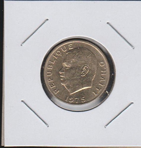 1975 HT President Jean-Claude Duvalier Left Dime Choice About Uncirculated Details