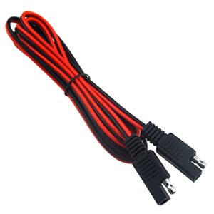 WMYCONGCONG 2 PCS SAE to SAE Extension Cable Quick Disconnect Wire Harness SAE Connector 6.56 Feet, 18AWG