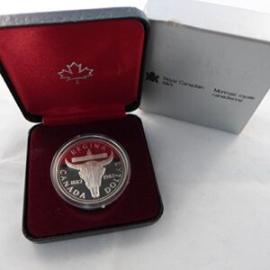 ca 1982 commemorative canada proof silver dollar mint state